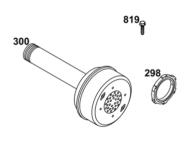 Exhaust Group Diagram and Parts List for 326431-3657-08 200000 - 399999 Briggs and Stratton Engine